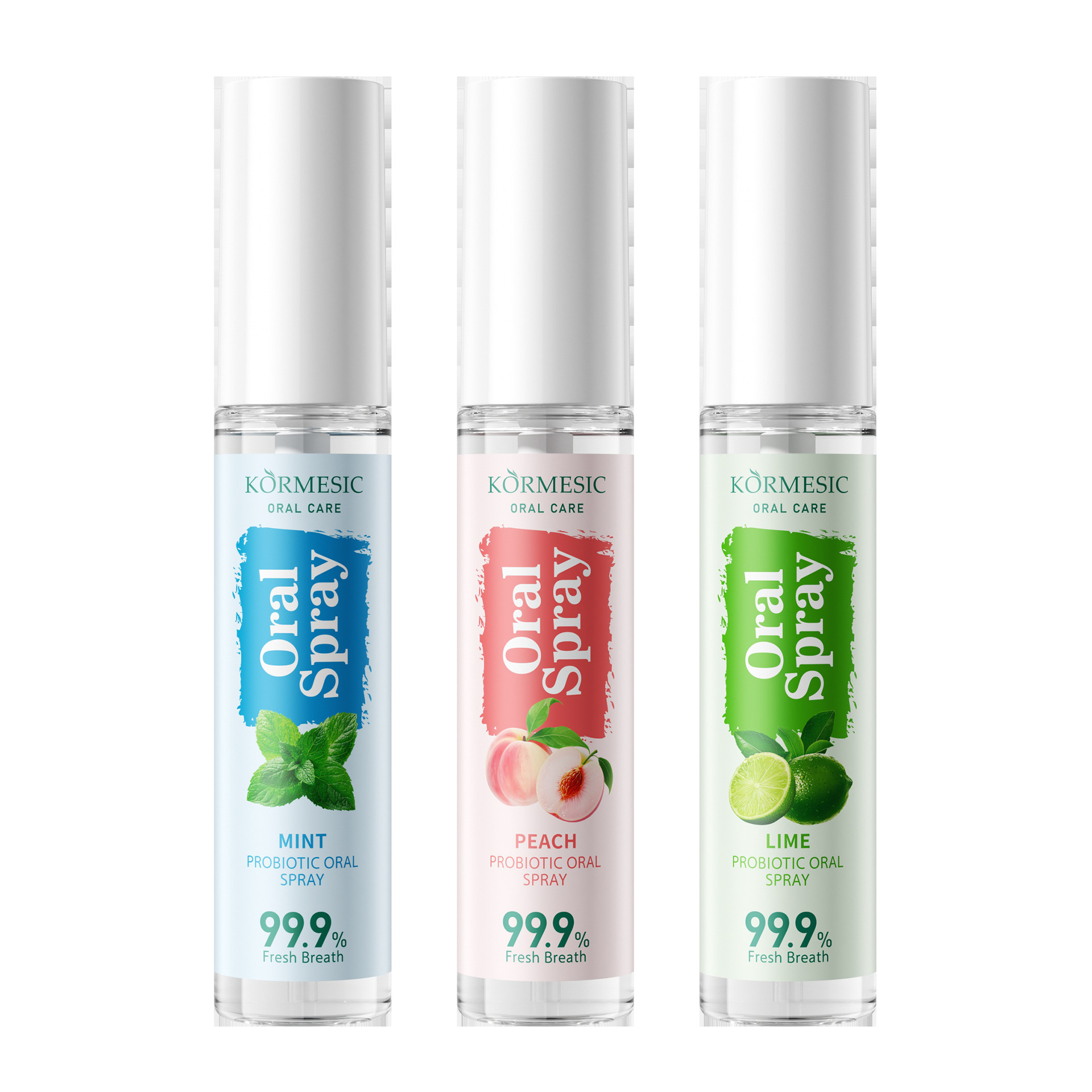Kormesic Mint Probiotic Series Oral Spray Oral Spray Fresh Cross-Border Export Manufacturer Wholesale