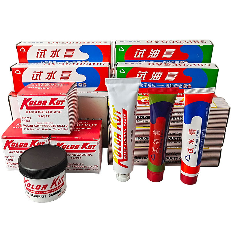 Water testing cream oil testing cream water measuring Cream Oil changing cream gasoline diesel oil measuring dipstick gas station storage oil testing cream