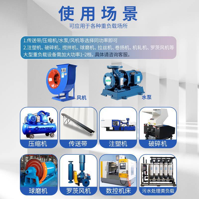 Single-In and Three-Out Frequency Converter 220V to 380V Three-Phase Input Vector Heavy-Duty Frequency Converter 1.5/5.5Kw