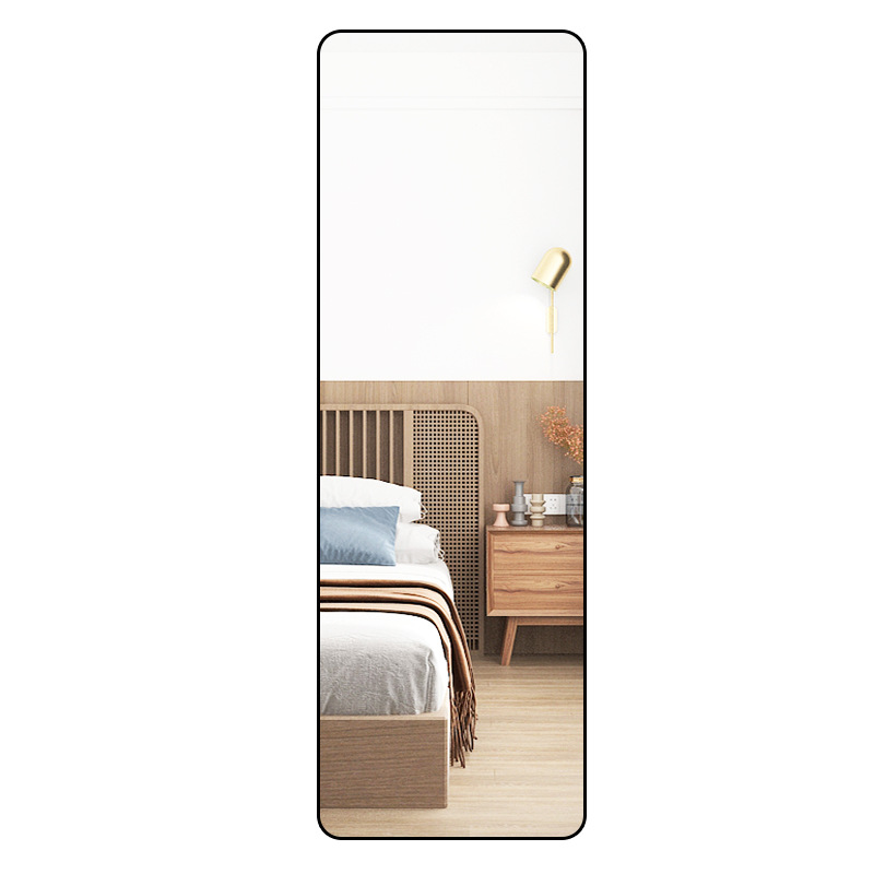 Door Mirror Full Body Dressing Mirror Wall Self-adhesive Wall Hanging Paste Household Small Wall Hanging Floor Bedroom Hanging Door Mirror