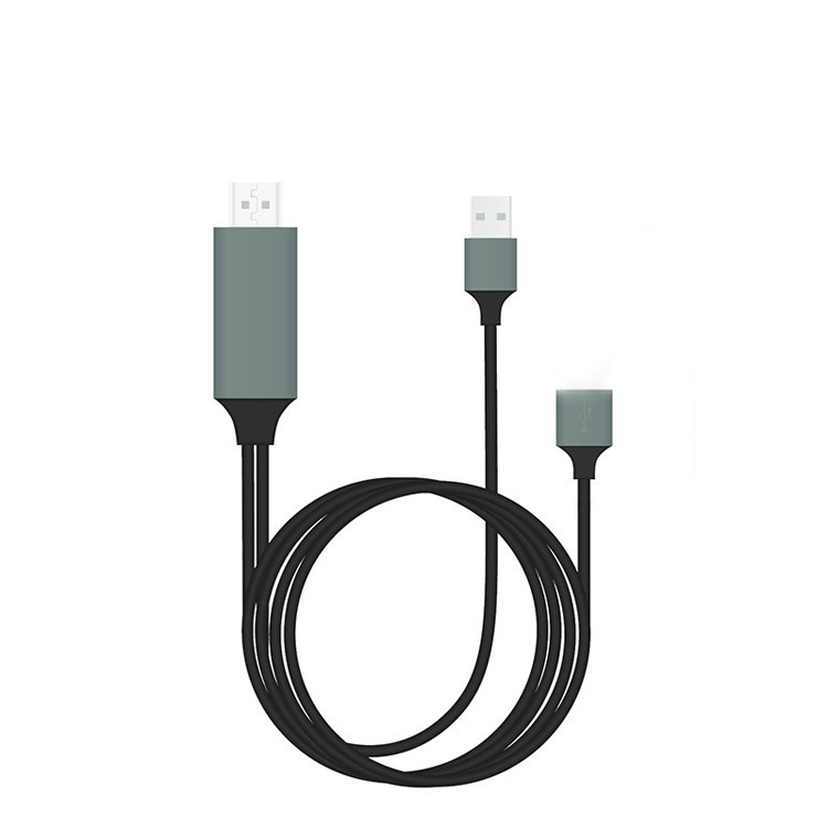 Suitable for Apple Android Type C Three-In-One Hdtv High-Definition Same-Screen Cable Suitable for iPhone Universal Adapter Cable