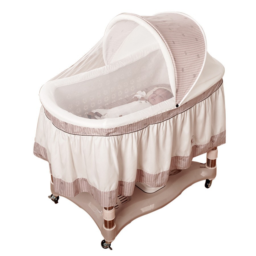 Coax baby artifact new sustenance baby cradle newborn coax baby intelligent shake up and down radish squat crib