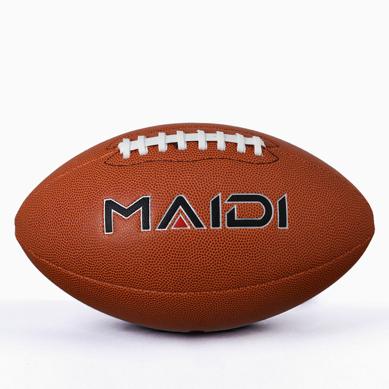 Фабрично настроенный американский футбол No.3 No.6 No.9 машинная строчка PU микрофибра соревнования тренировка для детей ПВХ американский футбол