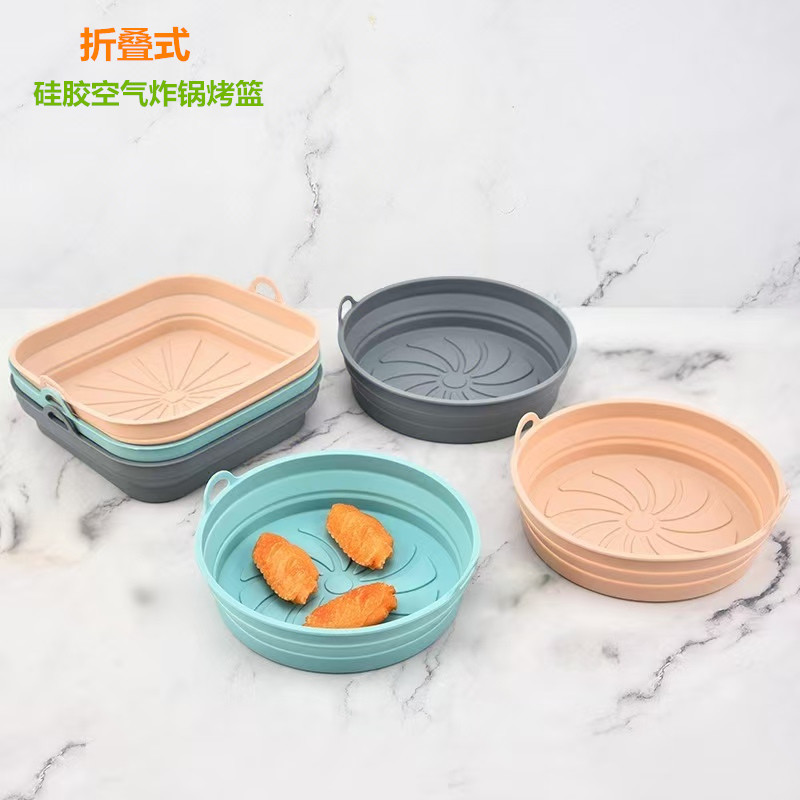 Складная силиконовая форма для выпечки, пищевой класс, профессиональная круглая квадратная форма для выпечки с зубчиками