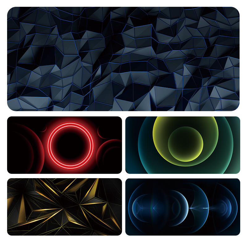 Mouse Pad Extra Large Simple Two-Dimensional E-Sports Boy Computer Desk Pad Large Thickeneded Anti-Slip Keyboard Pad