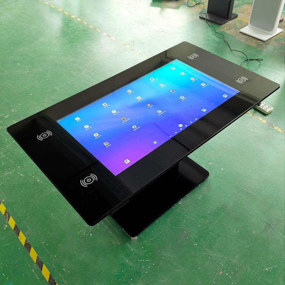 43-дюймовое коммерческое интерактивное дисплейное оборудование, емкостный мультисенсорный стол для розничной торговли и ресторанов