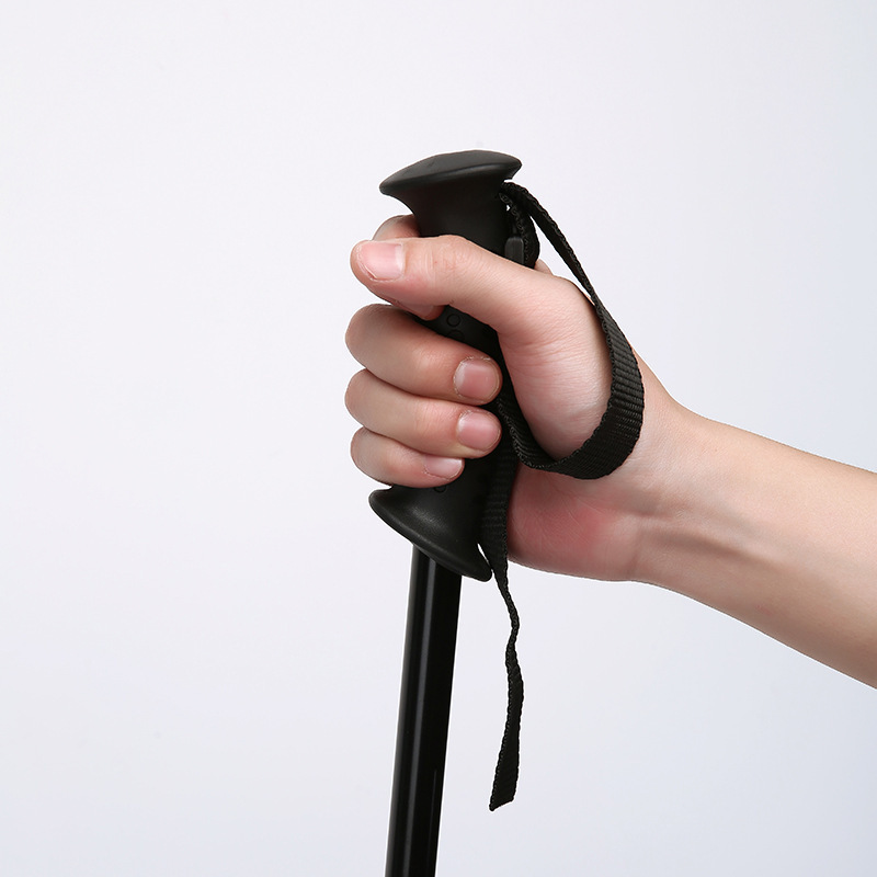 Double-Board Snowball Fight Retractable and Adjustable Multi-Functional Aluminum Alloy Cane for Adults and Children Universal Equipment Professional Ski Pole