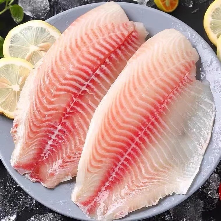 Fresh Frozen Red Snapper Fillets Tilapia Fillets Sashimi Snapper Fillets Whole Box 4.5kg