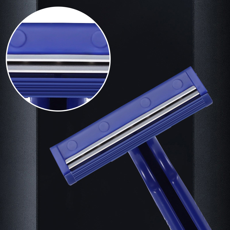 Manufacturers supply disposable razor tools razor body armpit hair scraper double-layer manual portable razor