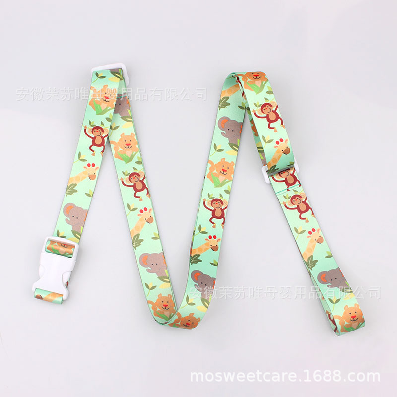 Multifunctional Children's Twister Traction Rope Anti-lost Strap Baby Book Backpack Scooter Drawstring Strap