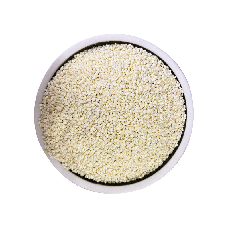 New Arrival Raw White Sesame Seeds, Peeled, Full and Impurity-Free, Oil Extraction, Pastry Baking, Bulk White Sesame Seeds, Whole Bag, Customized Oem
