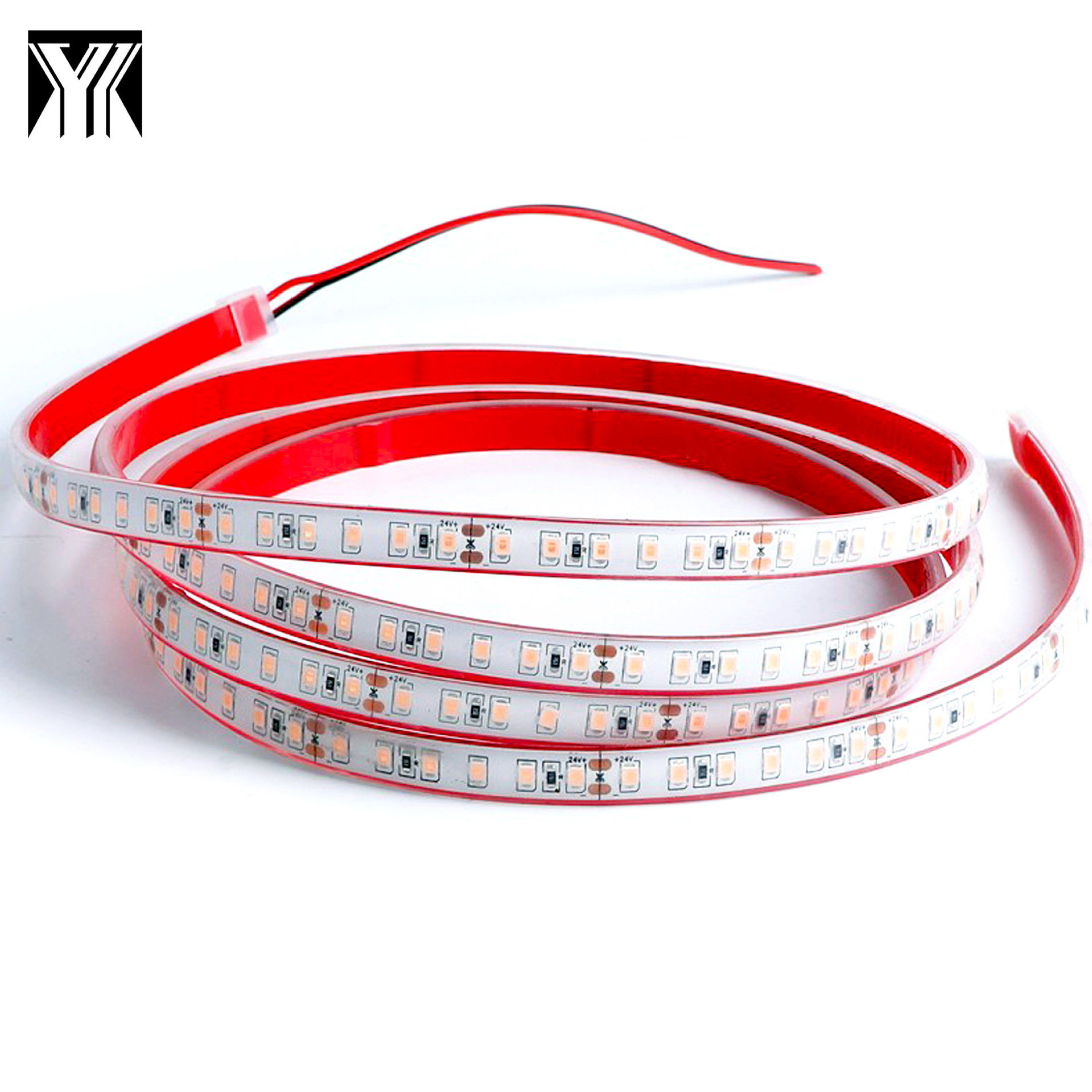 Low voltage 24V2835 outdoor waterproof lamp with 120 lamp solid plastic IP68 with adhesive self-adhesive 100 meters roll