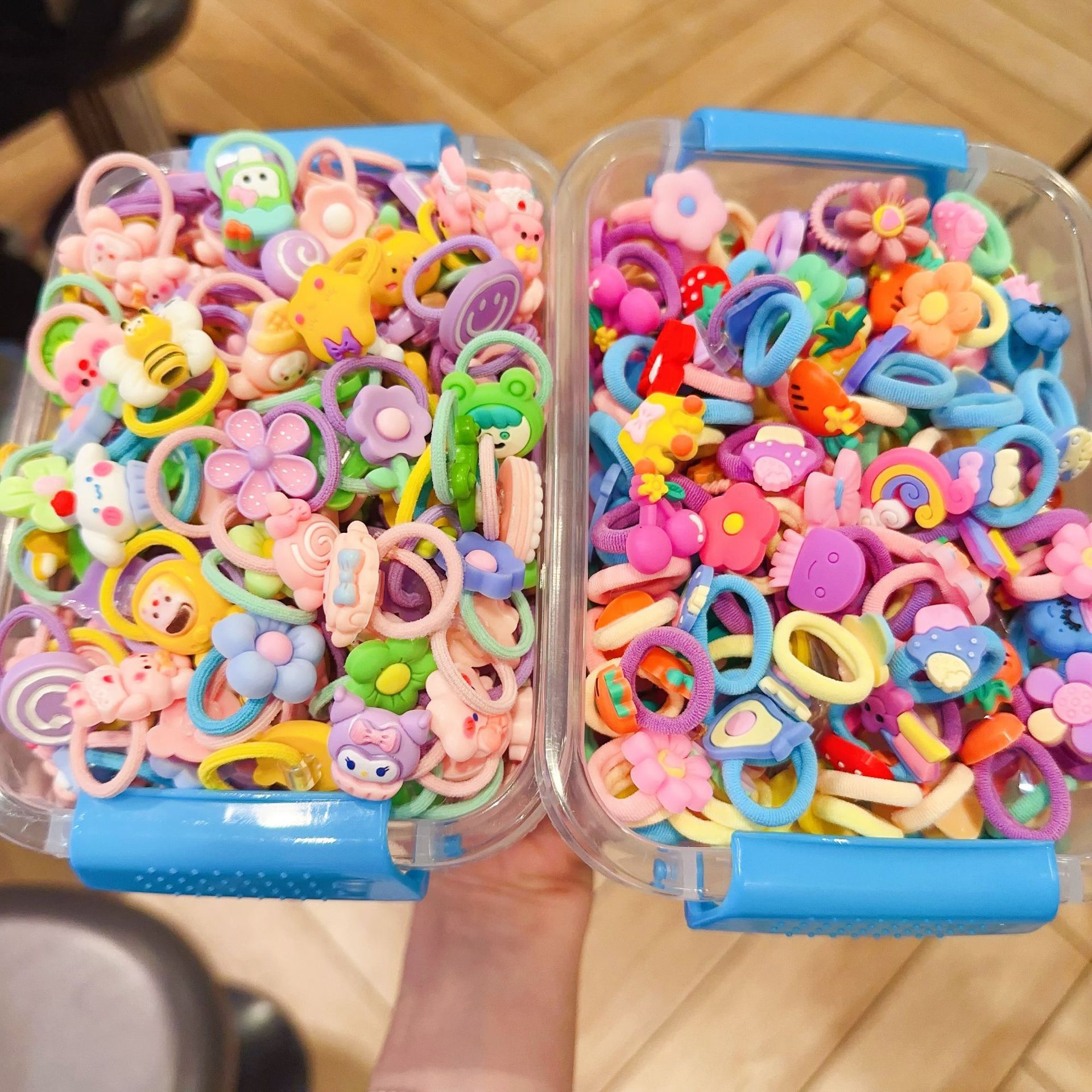 Children's Cute Thumb Hair Band Baby Hair Tie Baby Headband Little Girl High Elasticity Does Not Hurt the Hair Rubber Band Headband