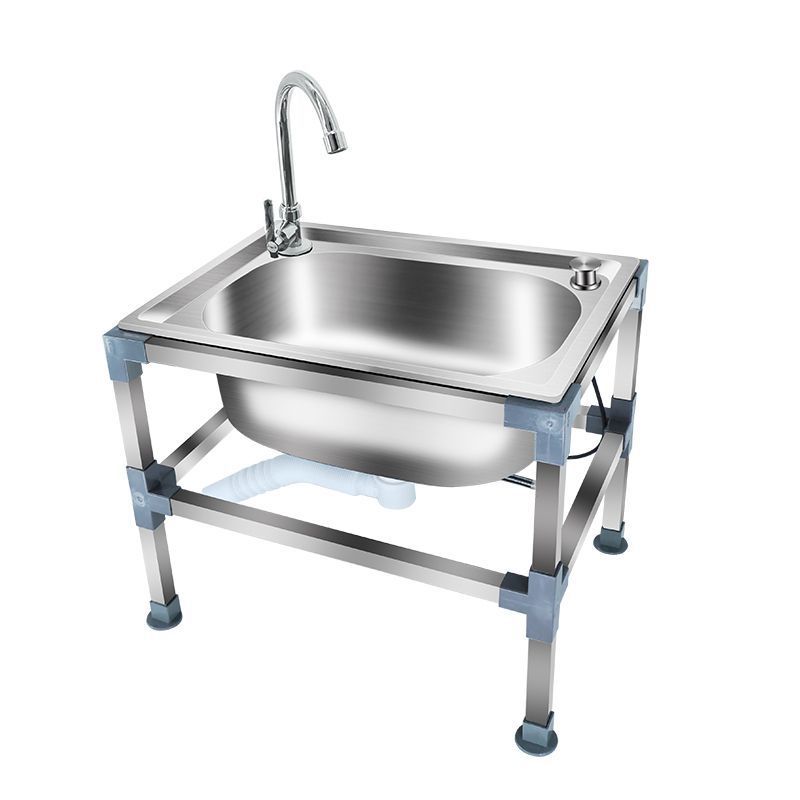 Toilet Bathroom Stainless Steel Mop Pool Balcony Mop Pool Floor-Standing Outdoor Multi-Functional Mop Pool Mop Washing