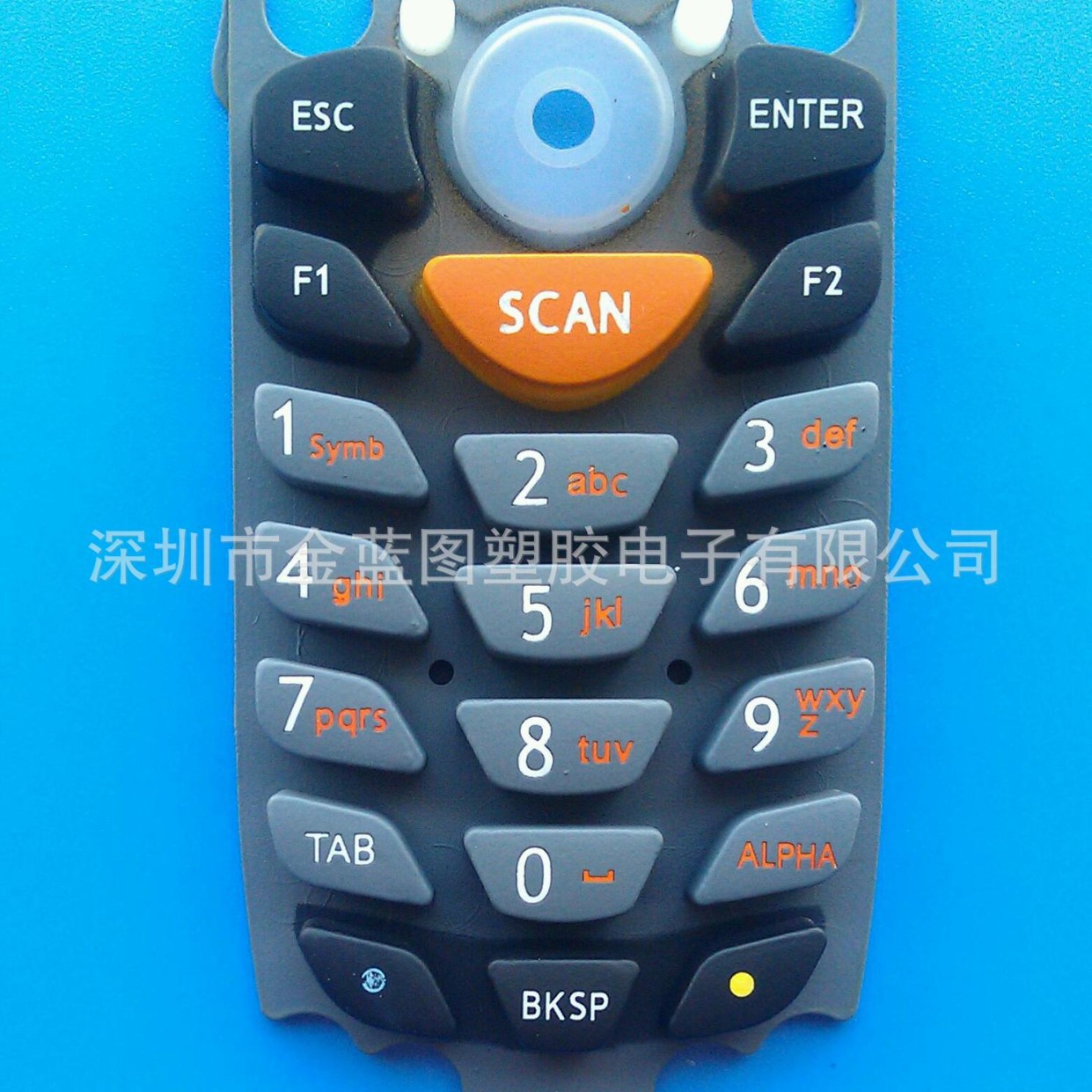Supply of Injection-Molded Laser-Engraved P+R Mobile Phone Buttons, Plastic Pc Crystal Buttons