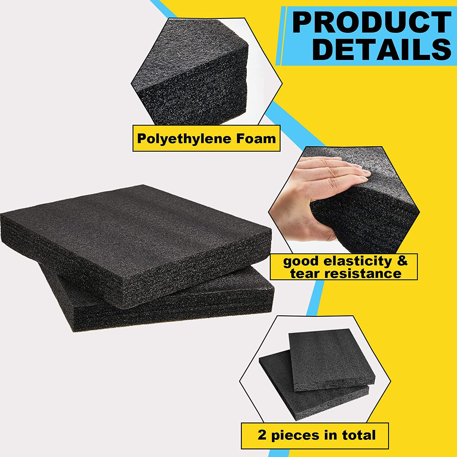 Polyethylene foam sheet thick foam pad foam pad polyethylene foam pad 40*30*5cm single price