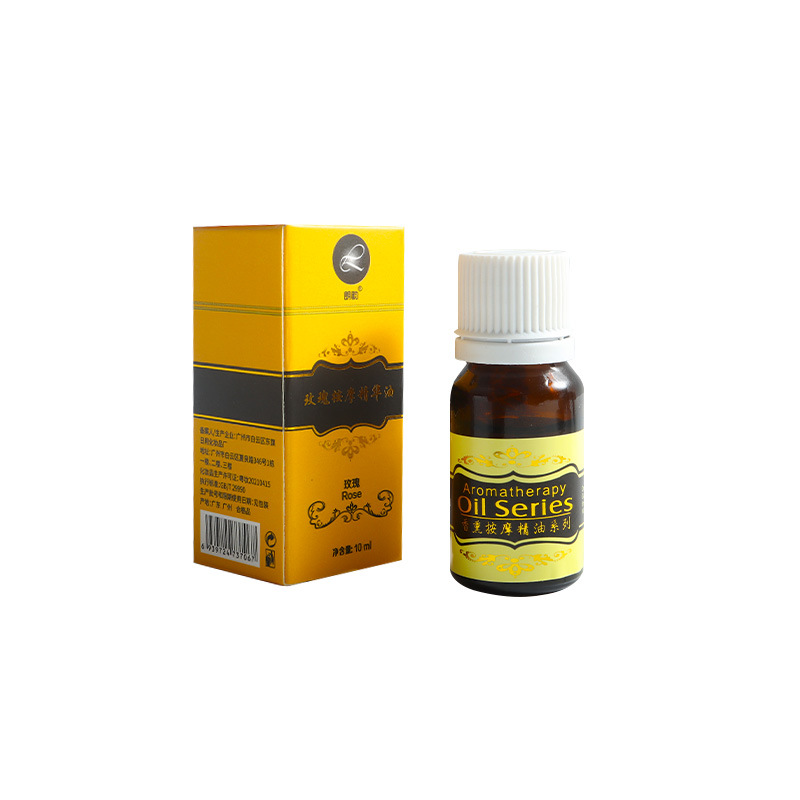 Longyun 10ml Rose Essential Oil Massage Oil spa Push Oil Whole Body Meridian Massage Scraping Open Back 100 Bottles Postage