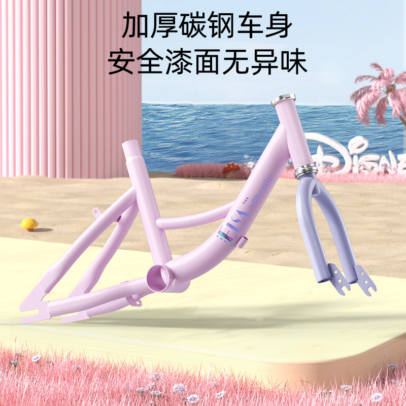 Princess Elsa Kidsren's Bicycle Girls 3 Years Old to 6 Years Old to 12 Years Old Kidsren's Bicycle 10 Women's Bicycle