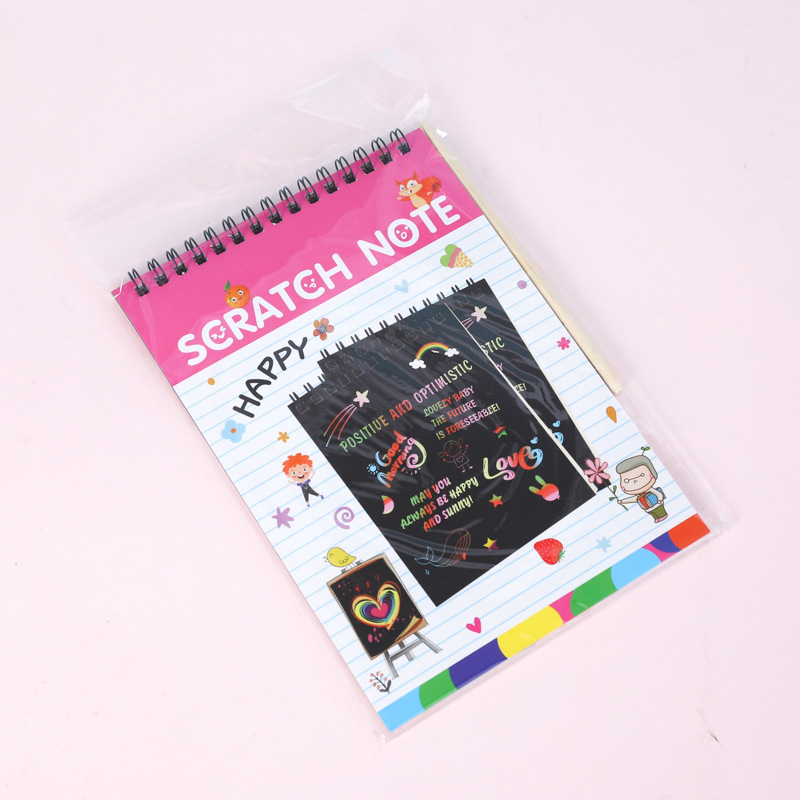 Creative DIY scratch painting children's scratch book colorful creative graffiti scratch painting book kindergarten fun painting paper wholesale