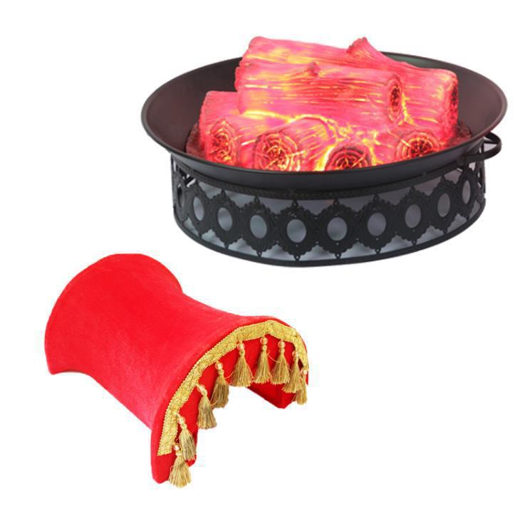 Wedding Simulation Carbon Brazier Props Rechargeable Plug-In Brazier Cross Saddle Creative Arrangement Wedding Festive Lamps