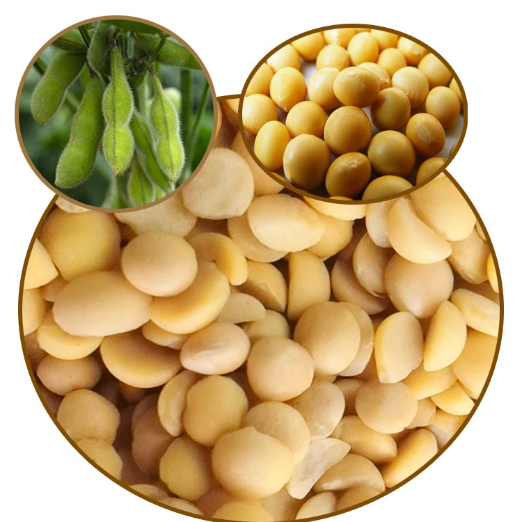 Peeled Soybeans from Heilongjiang Direct Factory, Non-Gmo High Oil and High Protein Selected Soybean Raw Materials