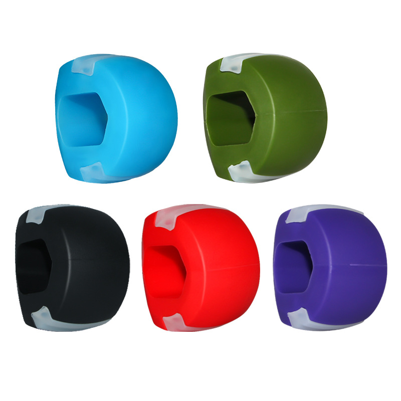 Эксплозивный тренажер для челюсти, силиконовый тренажер для жевательных мышц, пластиковый мяч для жевательных мышц, тренажер для челюсти