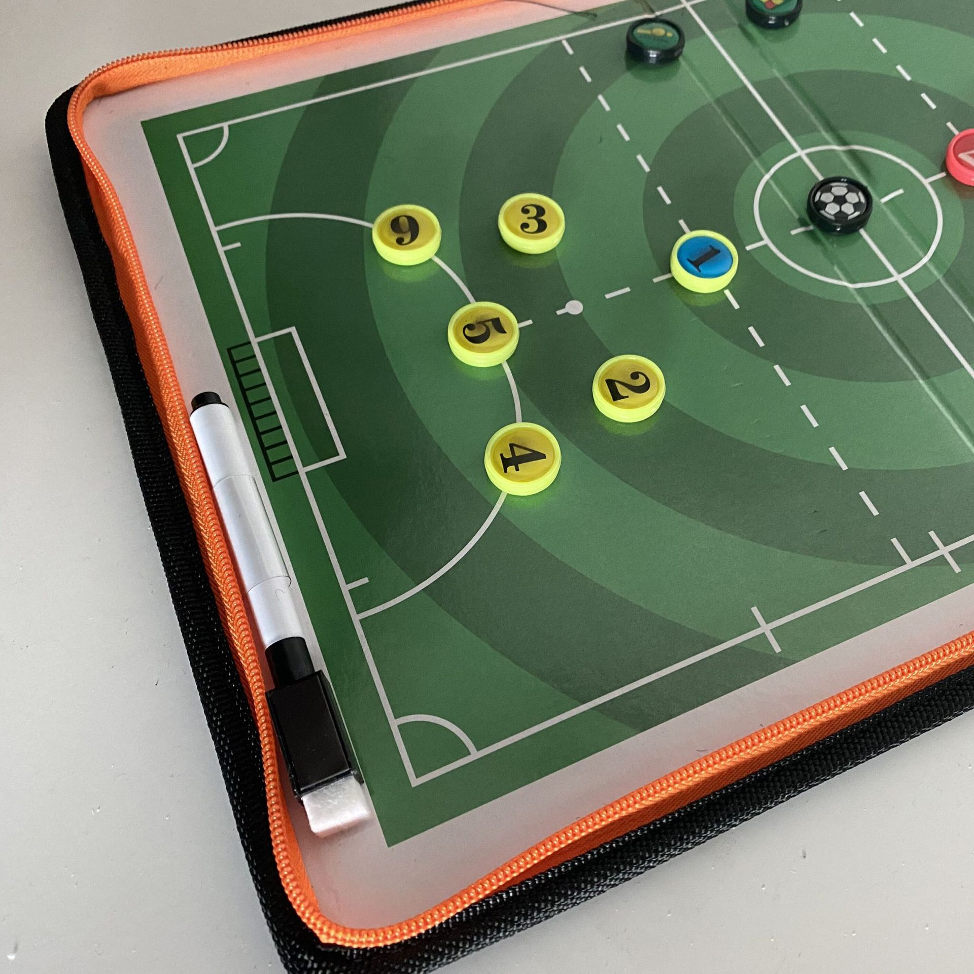 Five-a-side football tactical board Coach board football tactical board coach command demonstration game training can be erased