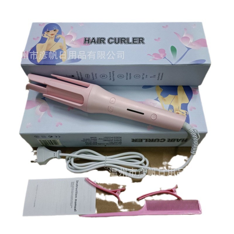 Foreign trade cross-border automatic curling iron 32mm handheld dormitory negative ion does not hurt hair curling iron negative ion wave