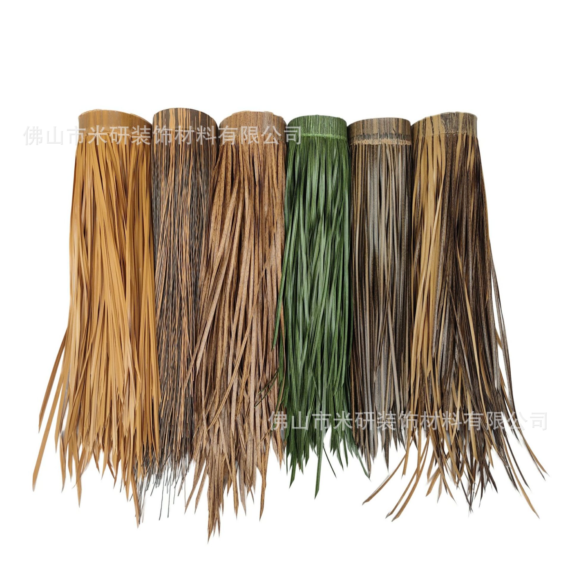 Hot melt simulation thatch plastic thatch pe thatch fire retardant thatch scenic spot roof decoration fake straw