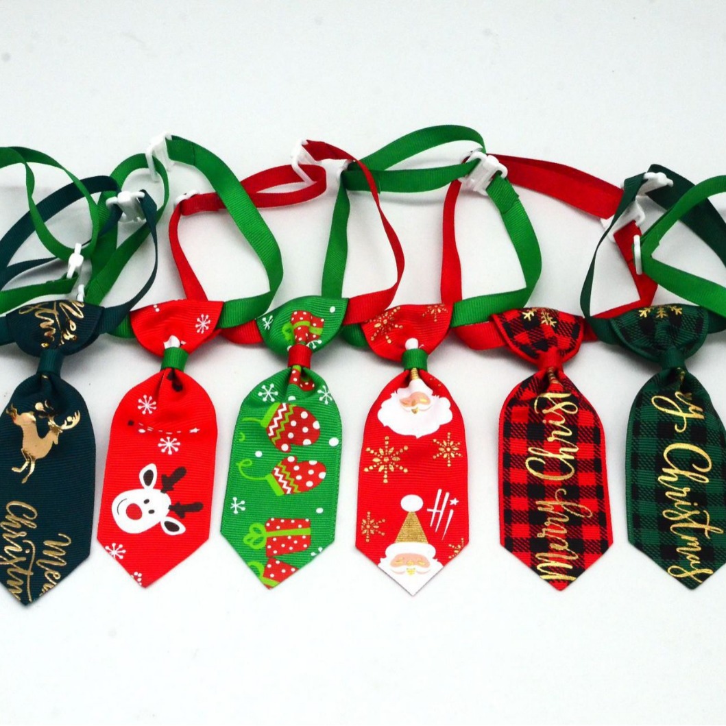 Christmas Pet Bows, Flower Pet Tie, Pet Headwear, Dog Tie, Christmas Bows in Stock