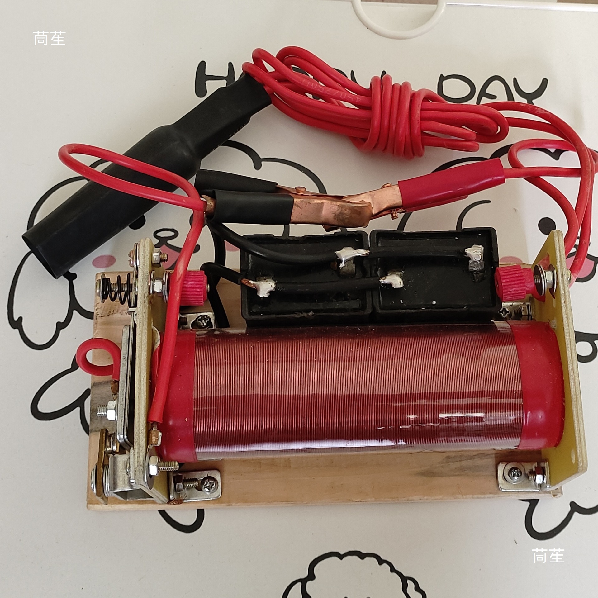 Old-Fashioned White Golden Machine Head Manual Inverter Coil 12V Battery Machine Head Old Model Booster Transformer Default Item Others