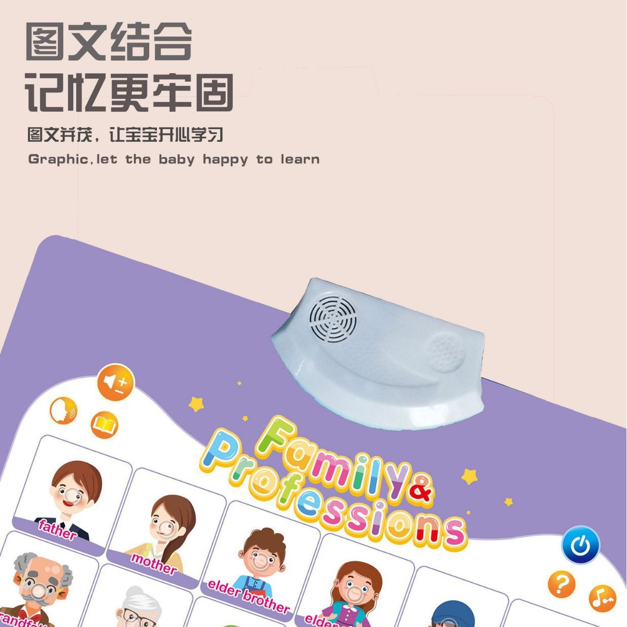 Export Full English Audio Wall Chart English Speaking Wall Chart Foreign Trade Reading and Pronunciation English Alphabet British Standard Manufacturer