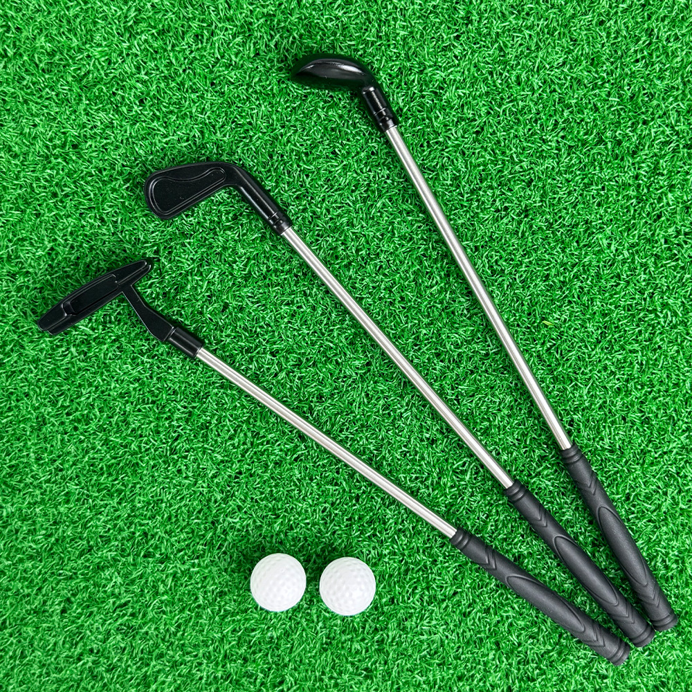 Amazon Cross-Border Kidsren's Golf Clubs Metal Practice Clubs Indoor Outdoor Putting Sports Toy Accessories