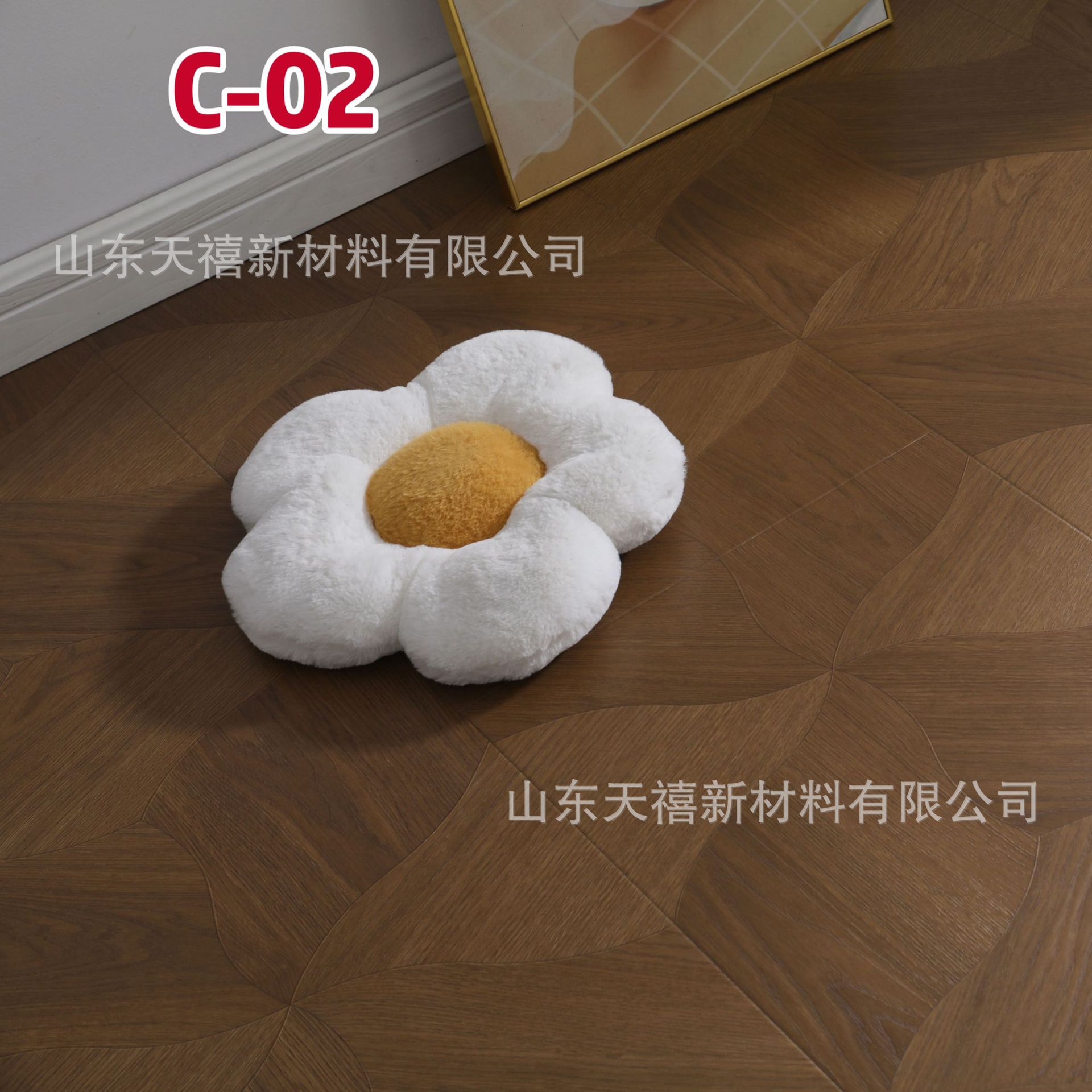 2025 New 12mm Lotus Leaf Art Parquet Wood Floor Lock Wear-Resistant and Heat-Resistant Laminate Wood Floor