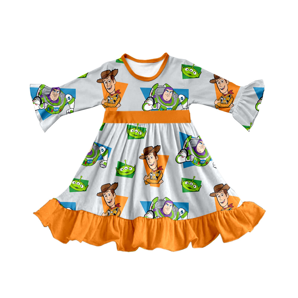 Бутковая одежда для детей, печатная, милая, креативная, индивидуальное зимнее ночное платье