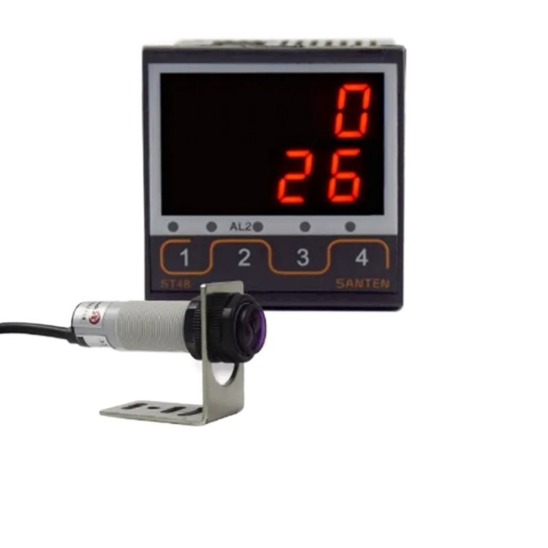 Intelligent Industrial Counter Digital Digital Display Water Conveyor Belt Counting Infrared Automatic Sensor Counter St48