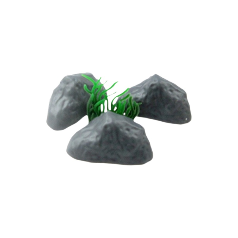 Simulation Plant Fake Tree Fake Flower Grass Volcano Stone Fence Sand Table Scene Ornament Model Bulk Accessories Toy