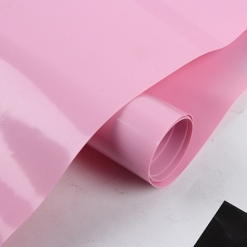 0.25 colored light glue color single mirror pvc transparent light glue luggage handbag plastic film fabric
