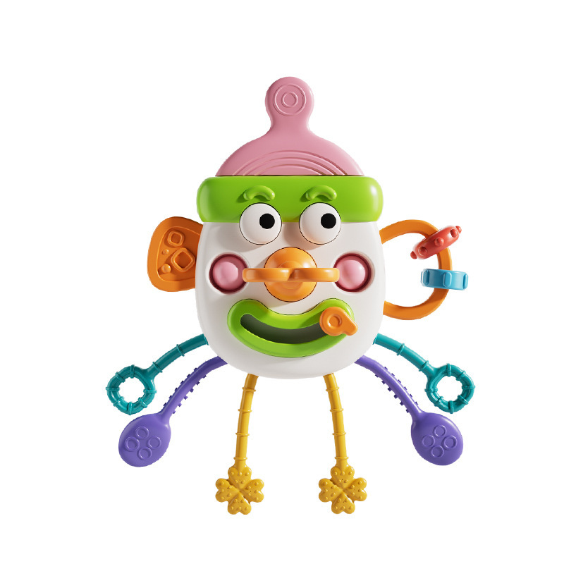 Cross-border Children's Fun Baby Bottle Smoke and Soothing Toys Early Education Educational Toys for Babies