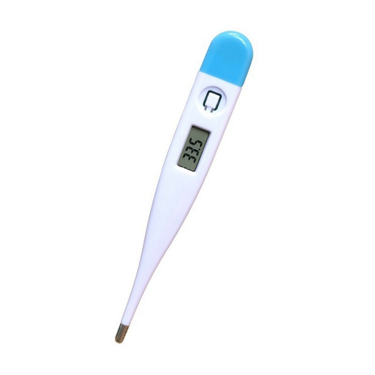 Cross-Border Electronic Thermometer English Soft-Head Thermometer Infant Thermometer Digital Display Cartoon Armpit Thermometer