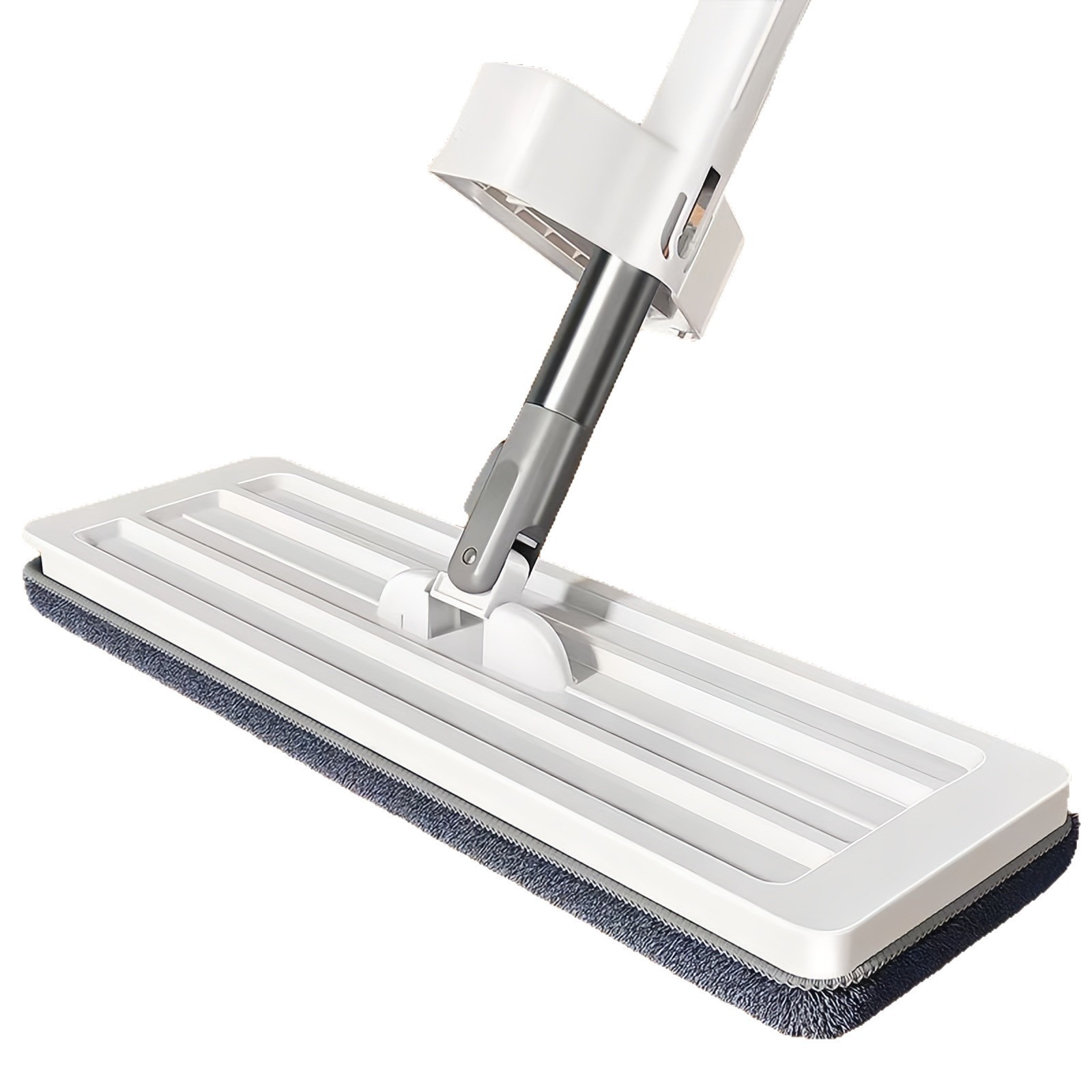 New Hands-Free Large Mop for Home Use, Flat Mop, One-Step Clean, Dual-Use for Dry and Wet, Lazy Mop