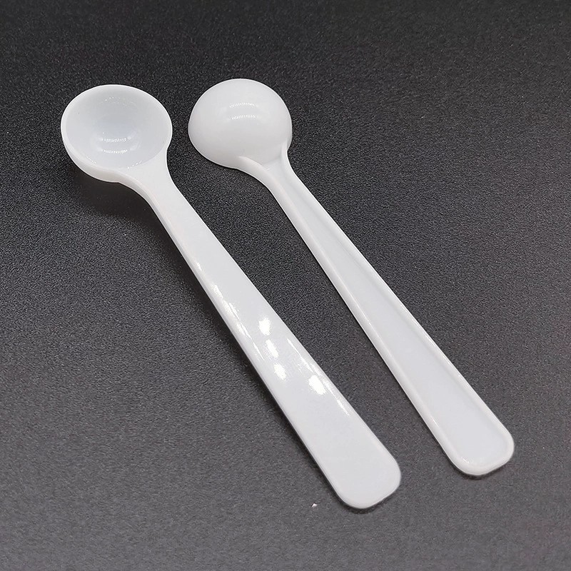 Plastic Measuring Spoon 1g Gram Spoon 2ml ml Facial Mask Powder Spoon Pesticide Fertilizer Powder Spoon Measuring Small Spoon Non-Edible