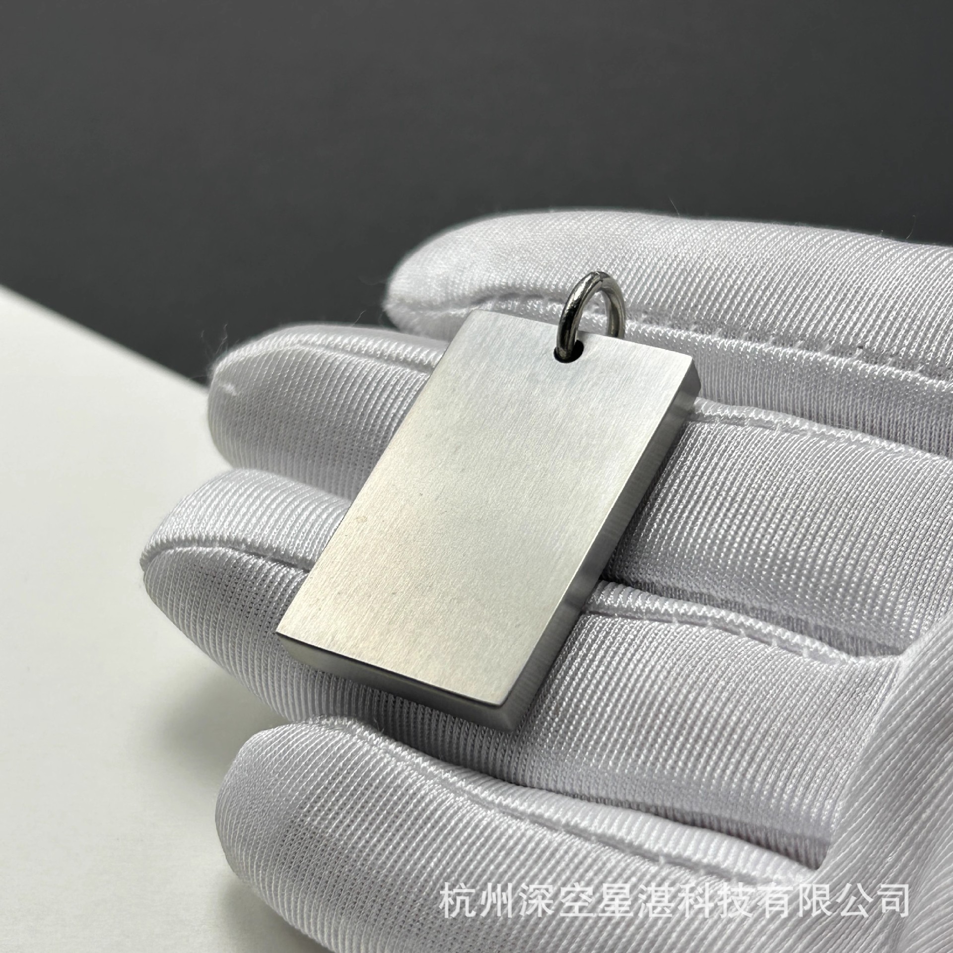 Pure Titanium Plain Pendant with Polished Brushed Surface, No Charm, Engraved Design, Colored Safety Pendant, Alloy Buddha Amulet