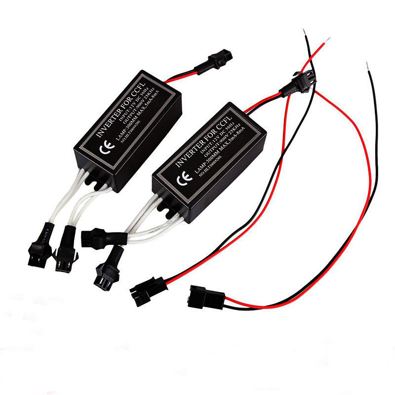 CCFL Angel Eye Drive Car Magic Car Aperture Demon Eye Drive Drag One Drag Two 12V Inverter