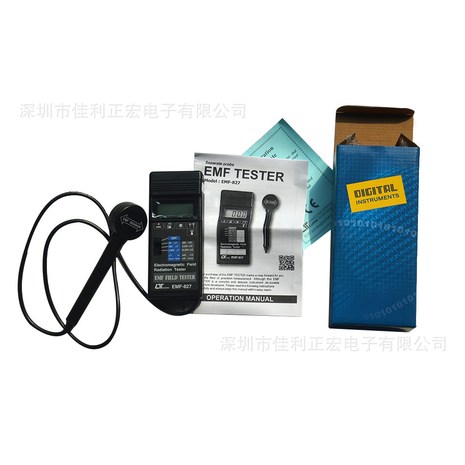 Luchang Emf-827 Electromagnetic Field Detector Emf827 Electromagnetic Wave Radiation Tester Gaussometer