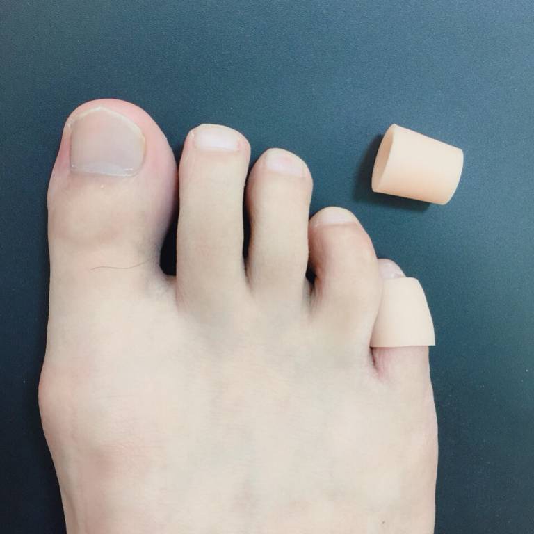 Silicone Small Toe Protective Cover for Grinding Foot Protection Silicone Toe Cover for Small Tail Finger Protective Cover
