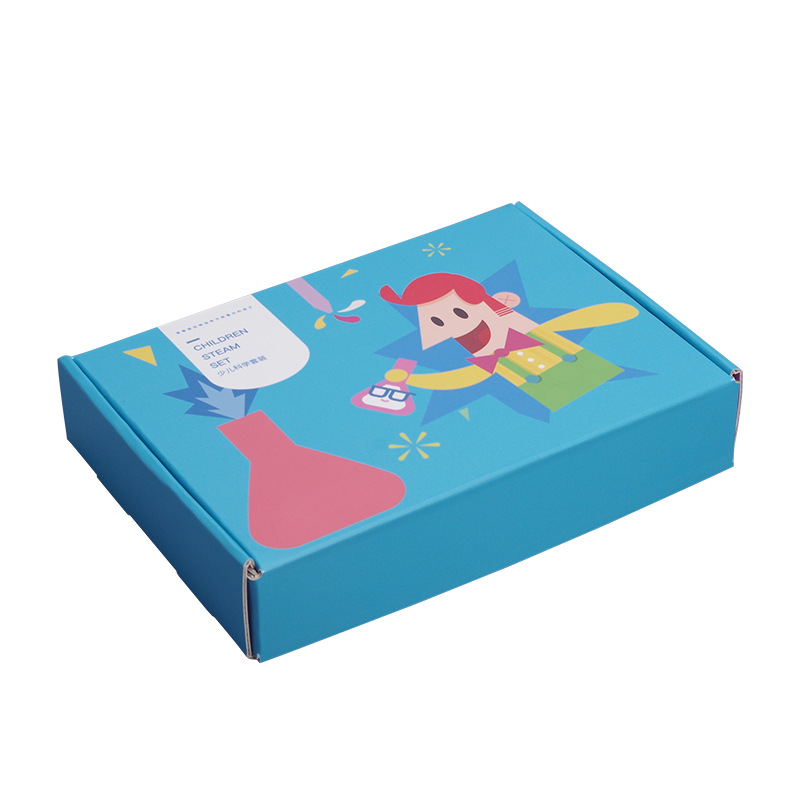 Packaging Factory Airplane Box Color Printing Pattern Logo Toy Clothing 3C Digital Corrugated Hard Box Custom Packaging Color Box