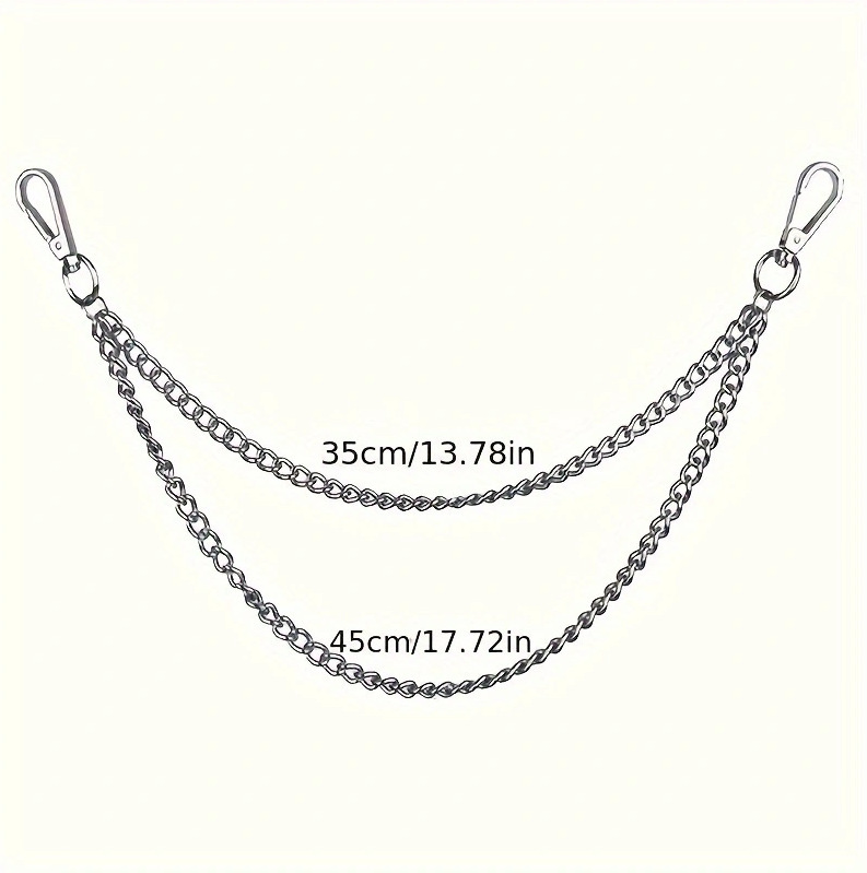 Cross-Border Popular Punk Style Metal Fashion Waist Chain Jeans Accessories Pendant Hip-Hop Versatile Chain Factory Direct Sale