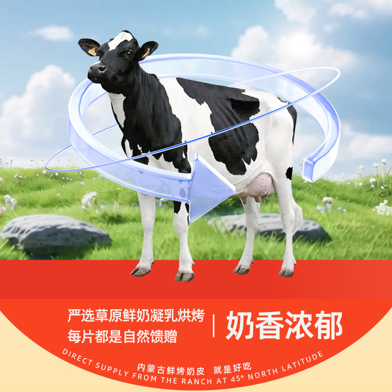 Freshly Baked Milk Skin Series Ready-To-Eat 110g Snacks for Milk Products, No Added Sugar, Wholesale Available