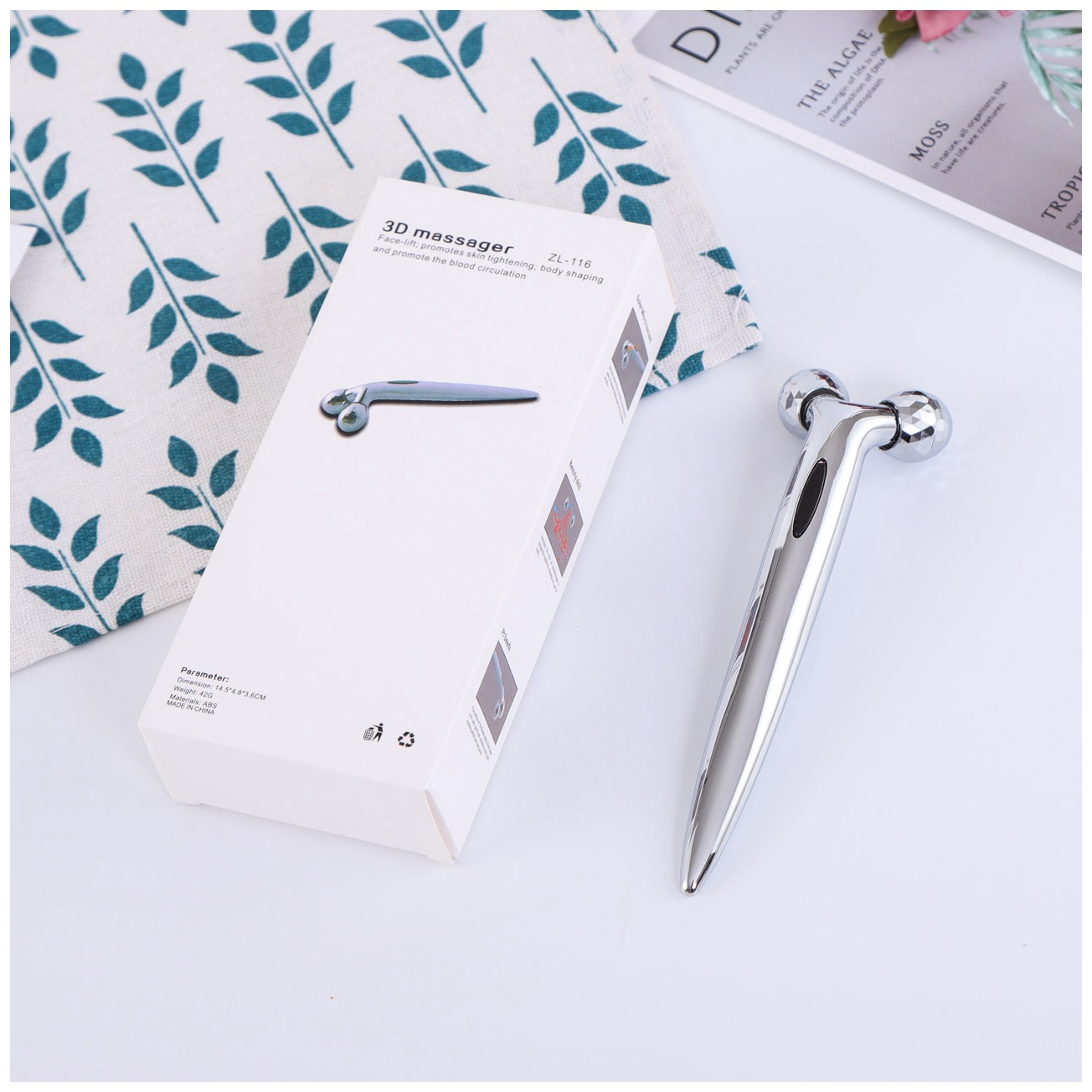 Massage Instrument Source Manufacturer Facial Manual Roller Beauty Massager Douyin Same Roller Instrument Roller Massager